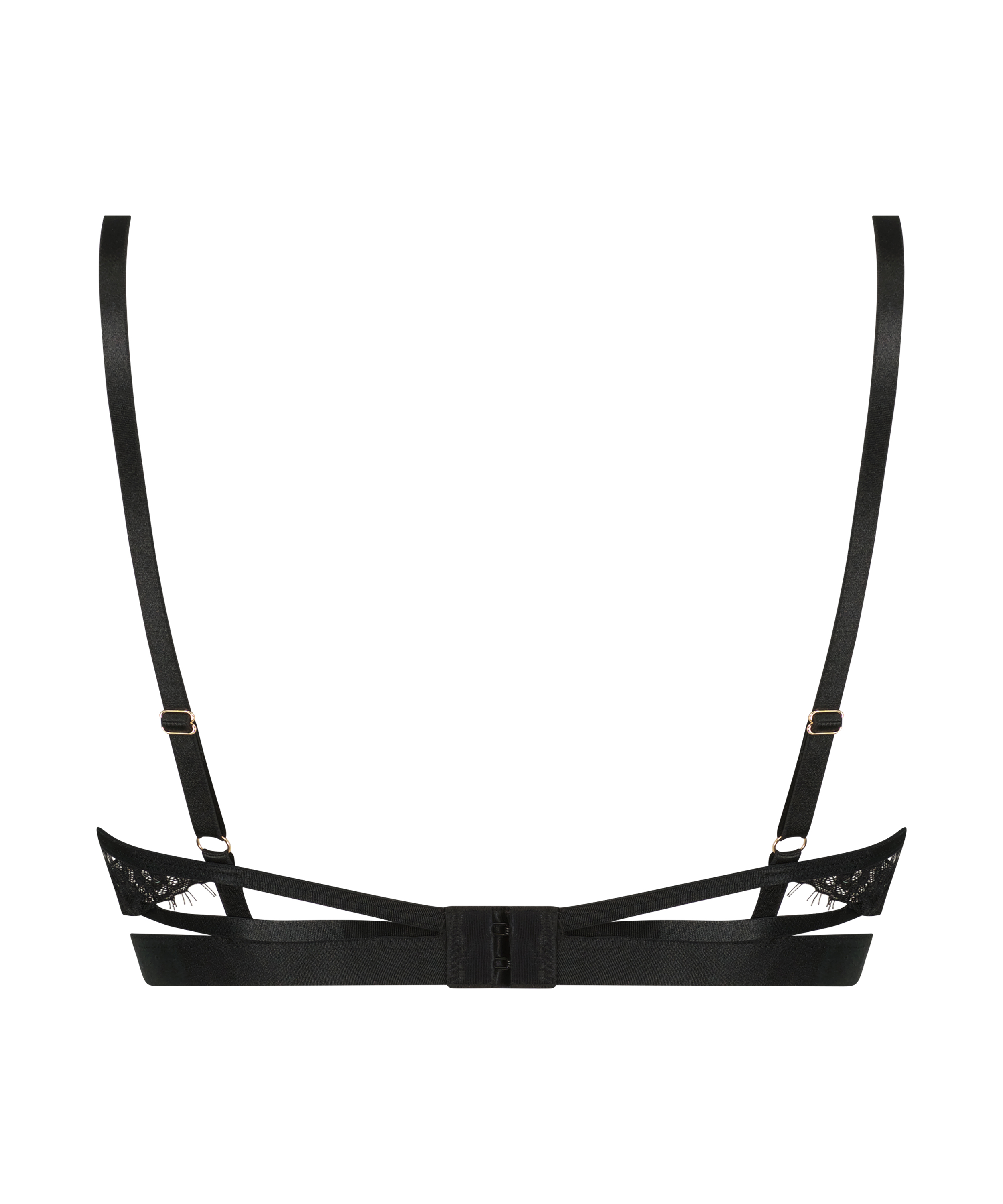 Talluhla formpressad bygel-bh, Svart, main