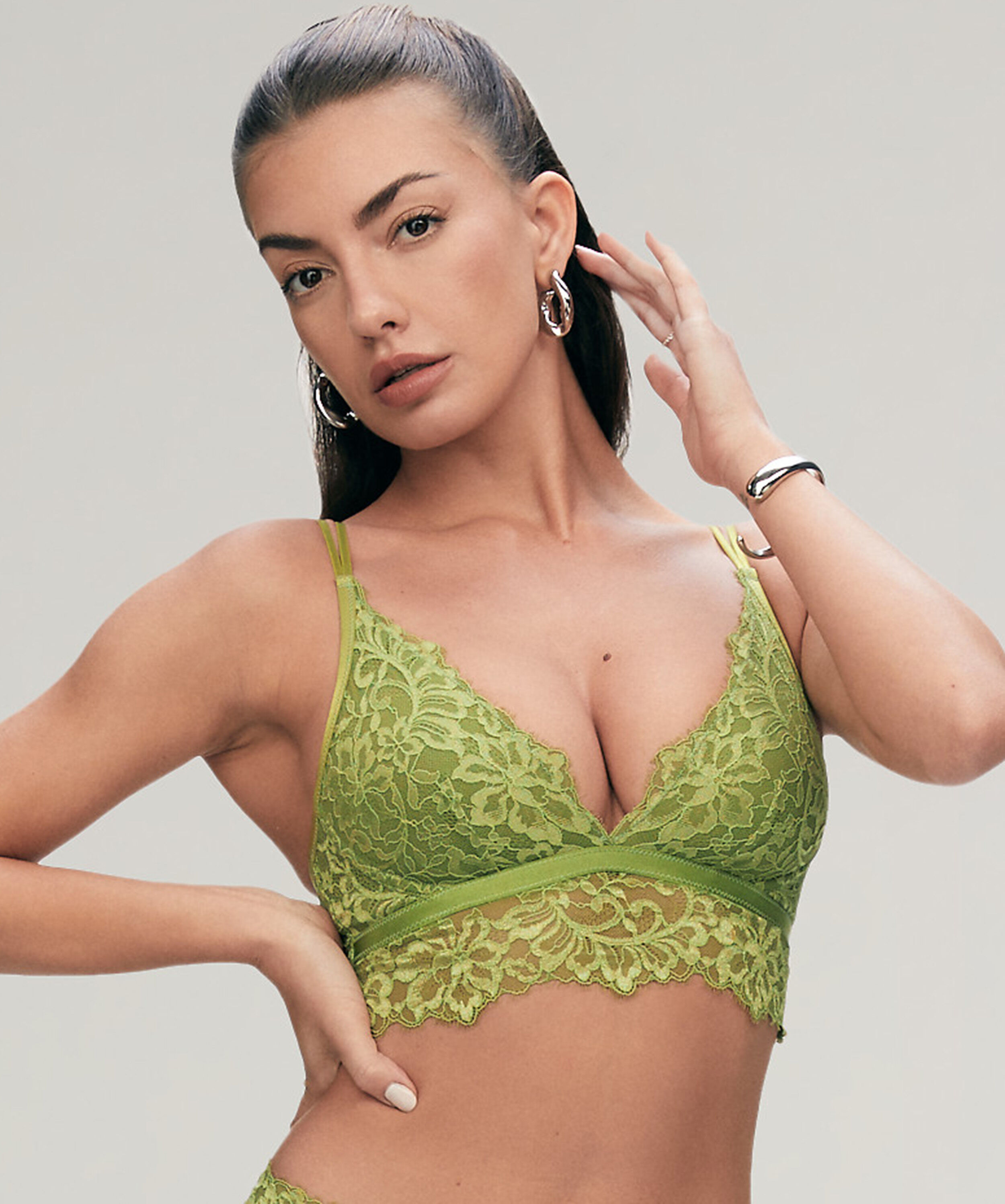 Bralette Isabella, Grön