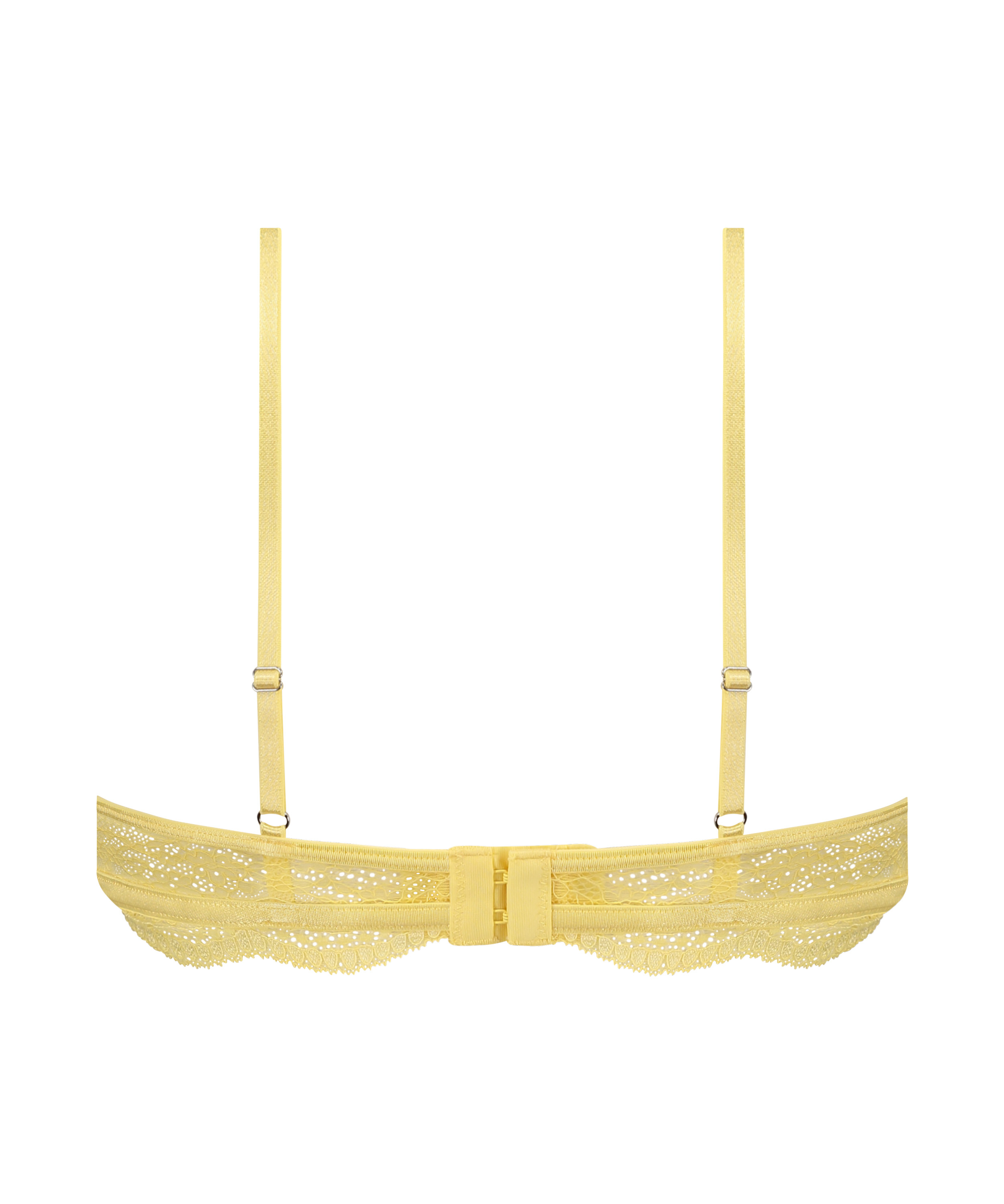 Icke-vadderad bygelbehå Isabelle, Gul, main