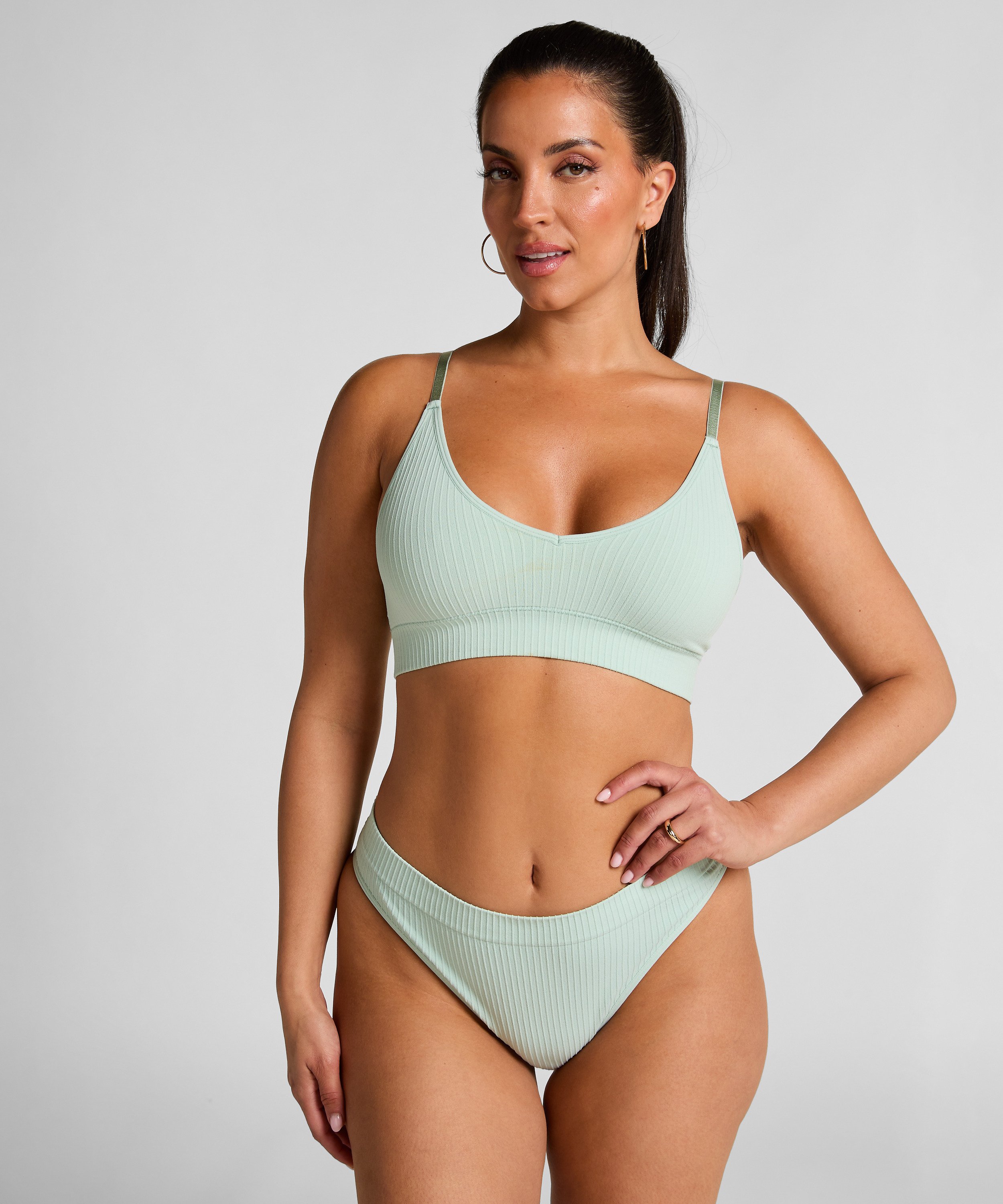 Bralette Dianne, Grön, main