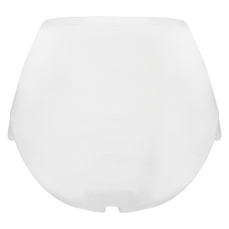 Superslip Lace Maxi bomull, Vit