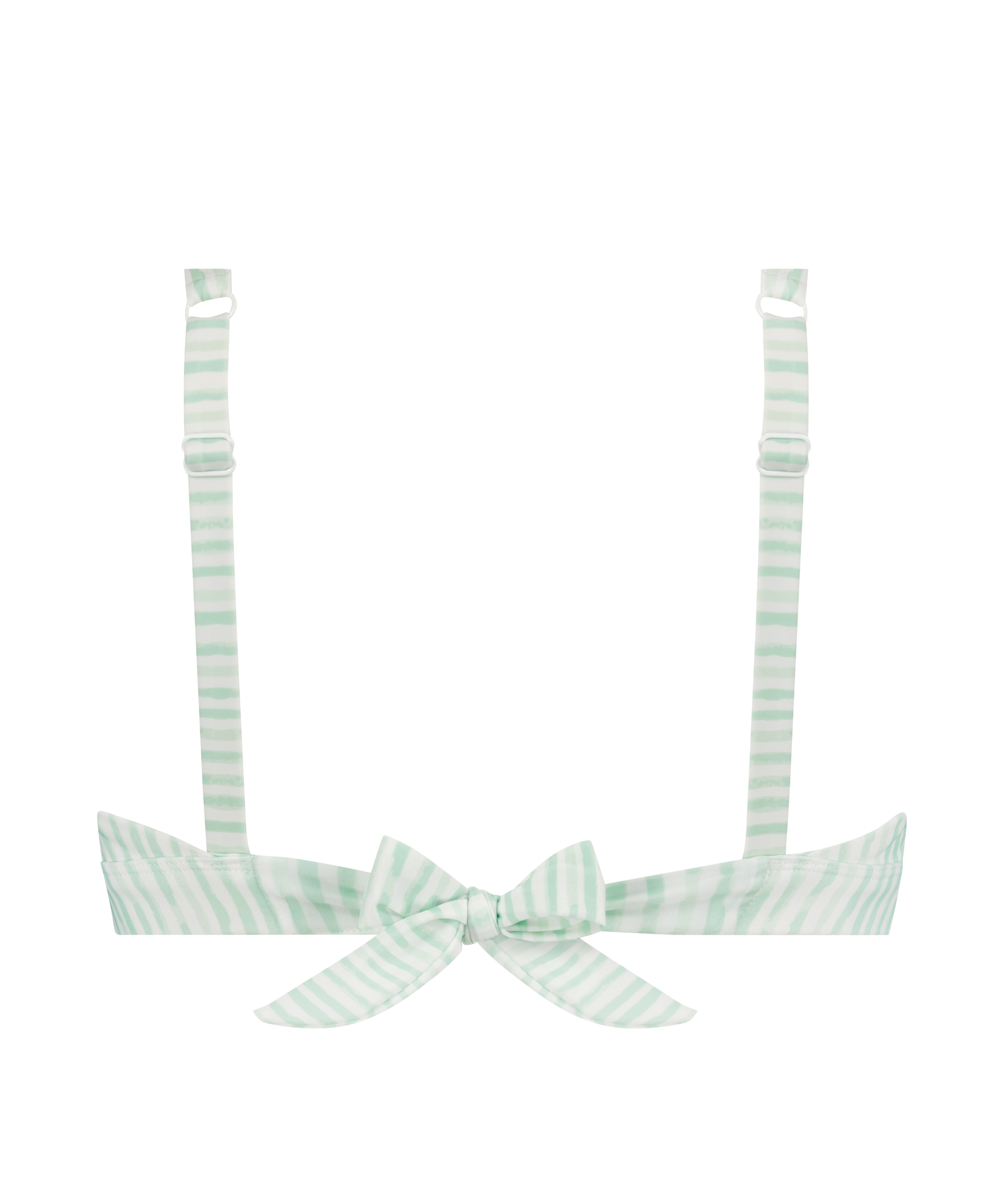Ovadderad bikinitopp Julia, Grön, main