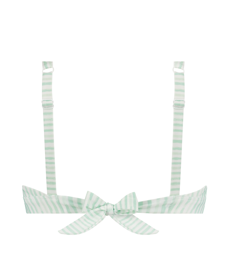 Ovadderad bikinitopp Julia, Grön