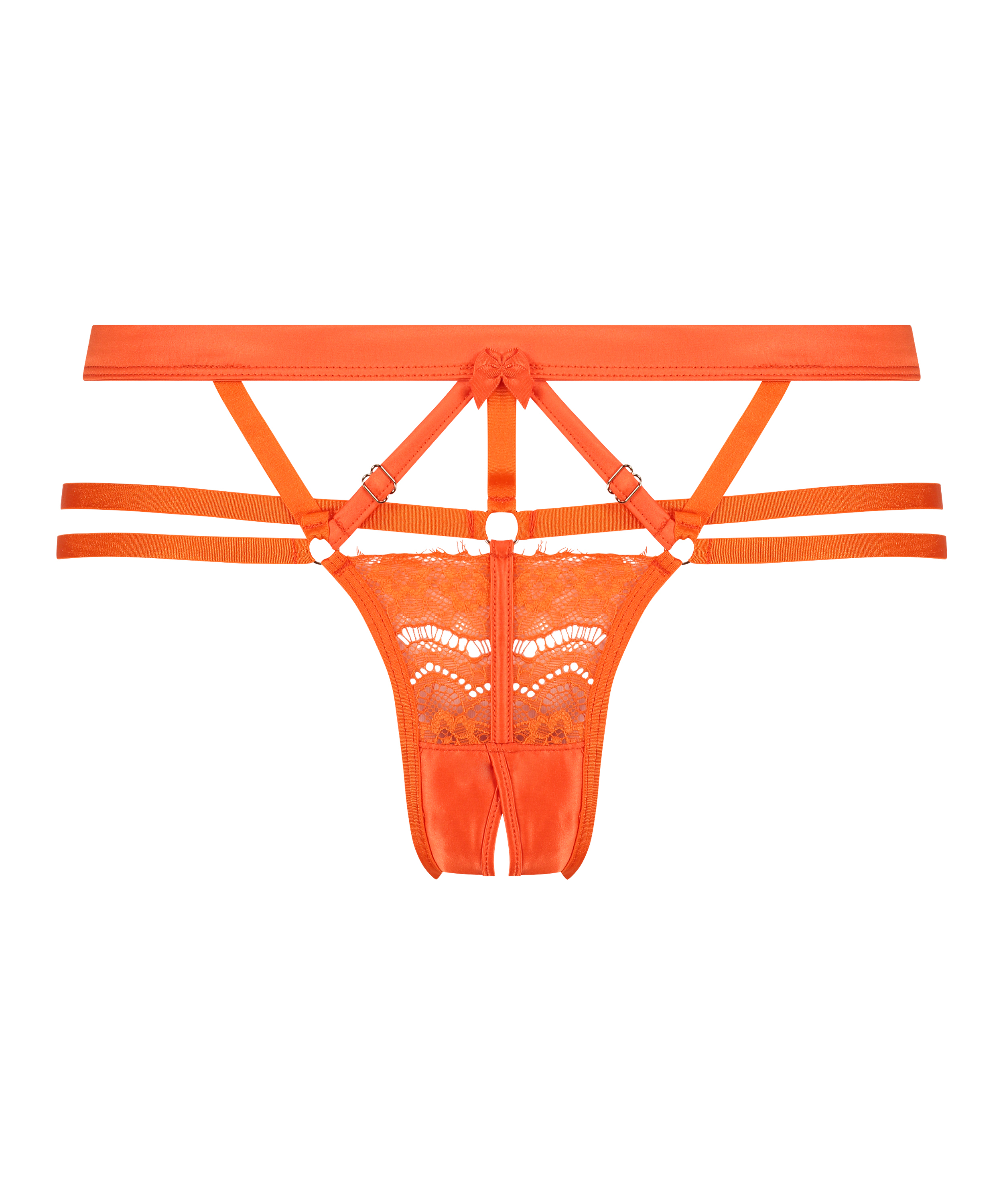 Mitzy h&ouml;gt skuren braziliantrosa med pen crotch, Orange, main