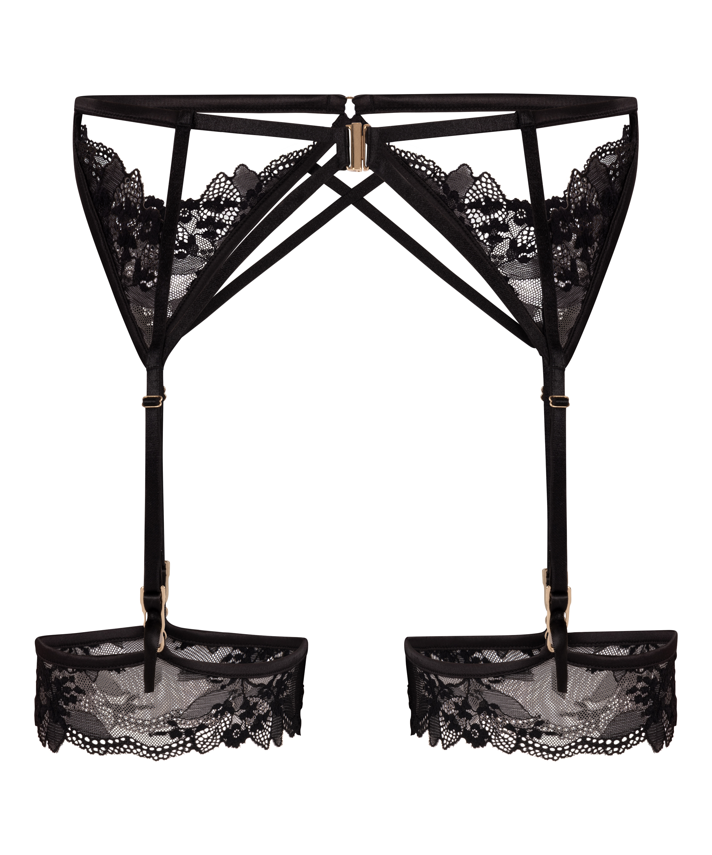 Strumpeband Amari, Svart, main