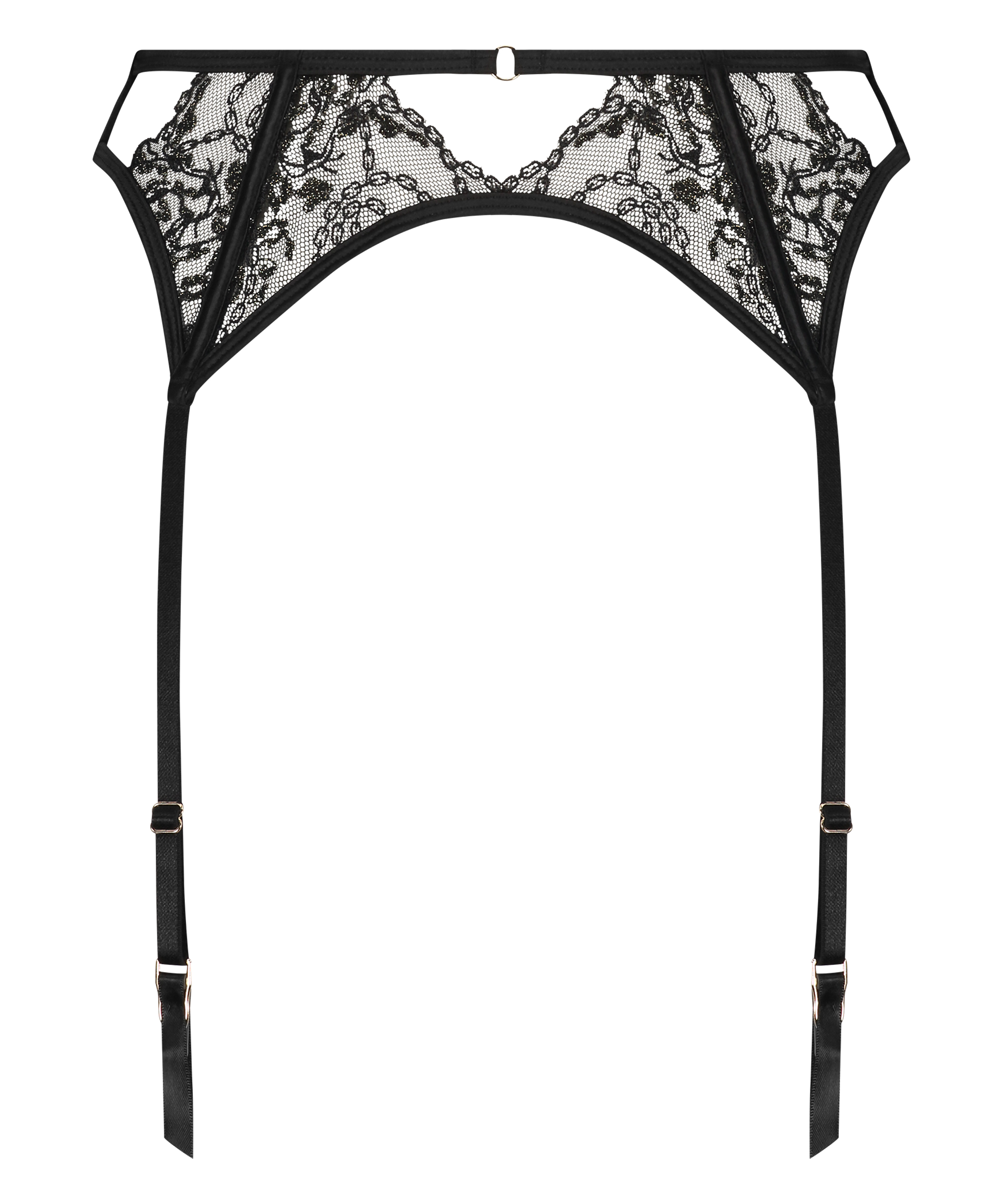 Strumpeband Felicia, Svart, main