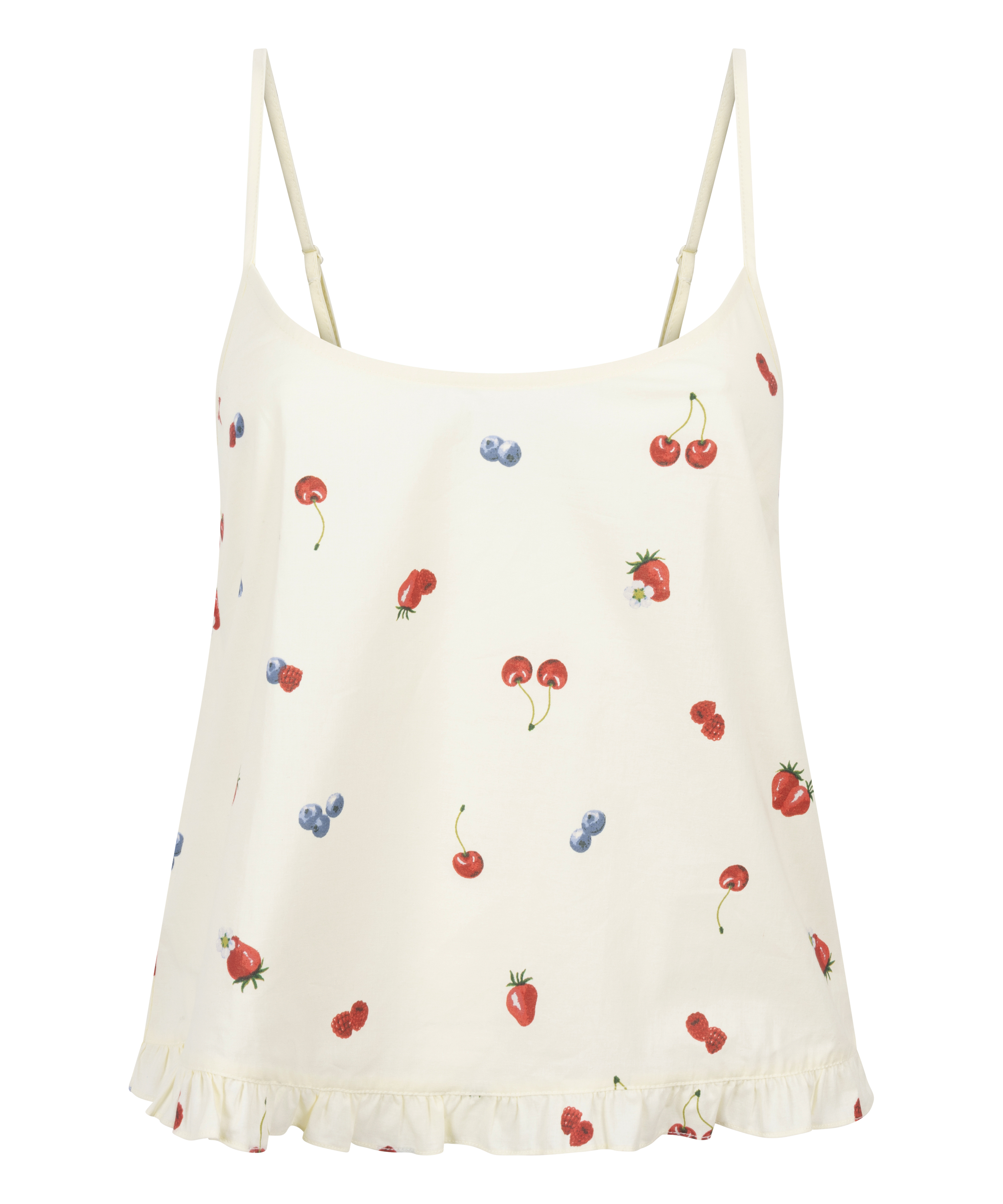 Cami i vävt tyg, Gul, main