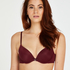 Formpressad bygel-bh Plunge, r&ouml;d