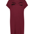 Nattskjorta med rund hals, R&ouml;d
