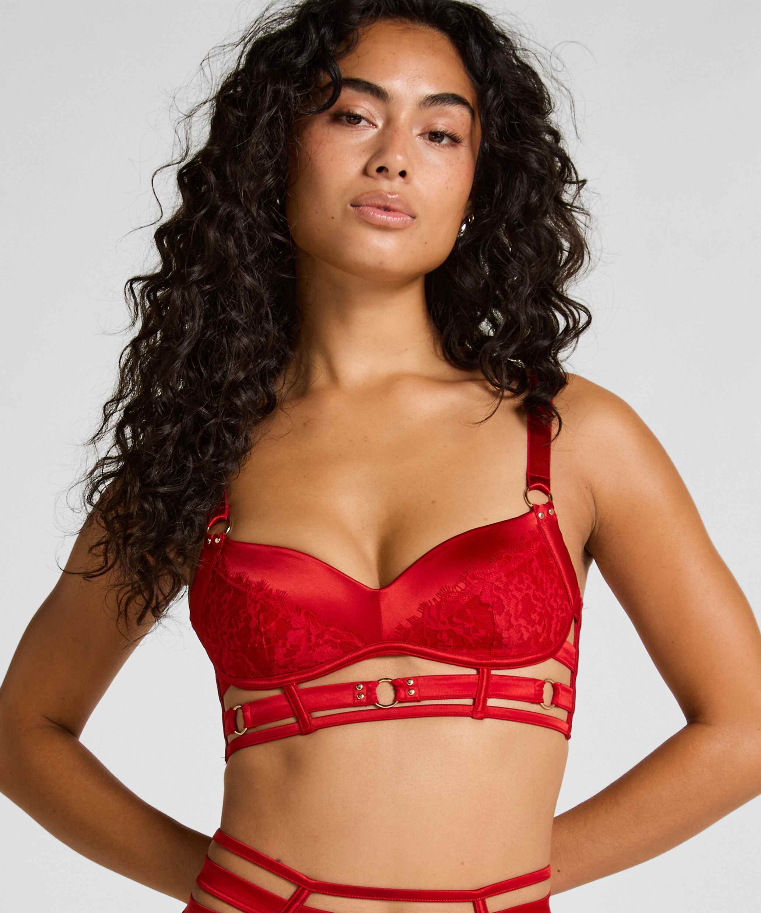 Noeki bralette, Röd