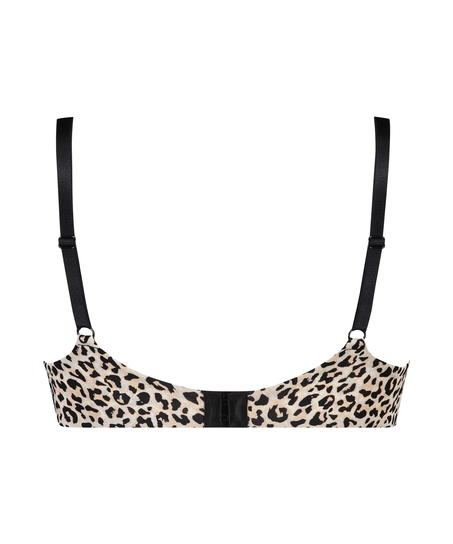 Formpressad push-up bh utan bygel Mona, Svart