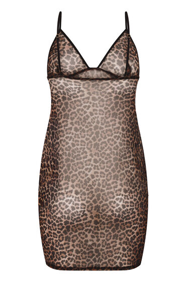 Hunkemöller Leopard mesh-underklänning dam – bild 2
