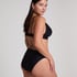 Luna triangelformad bikini&ouml;verdel, Svart
