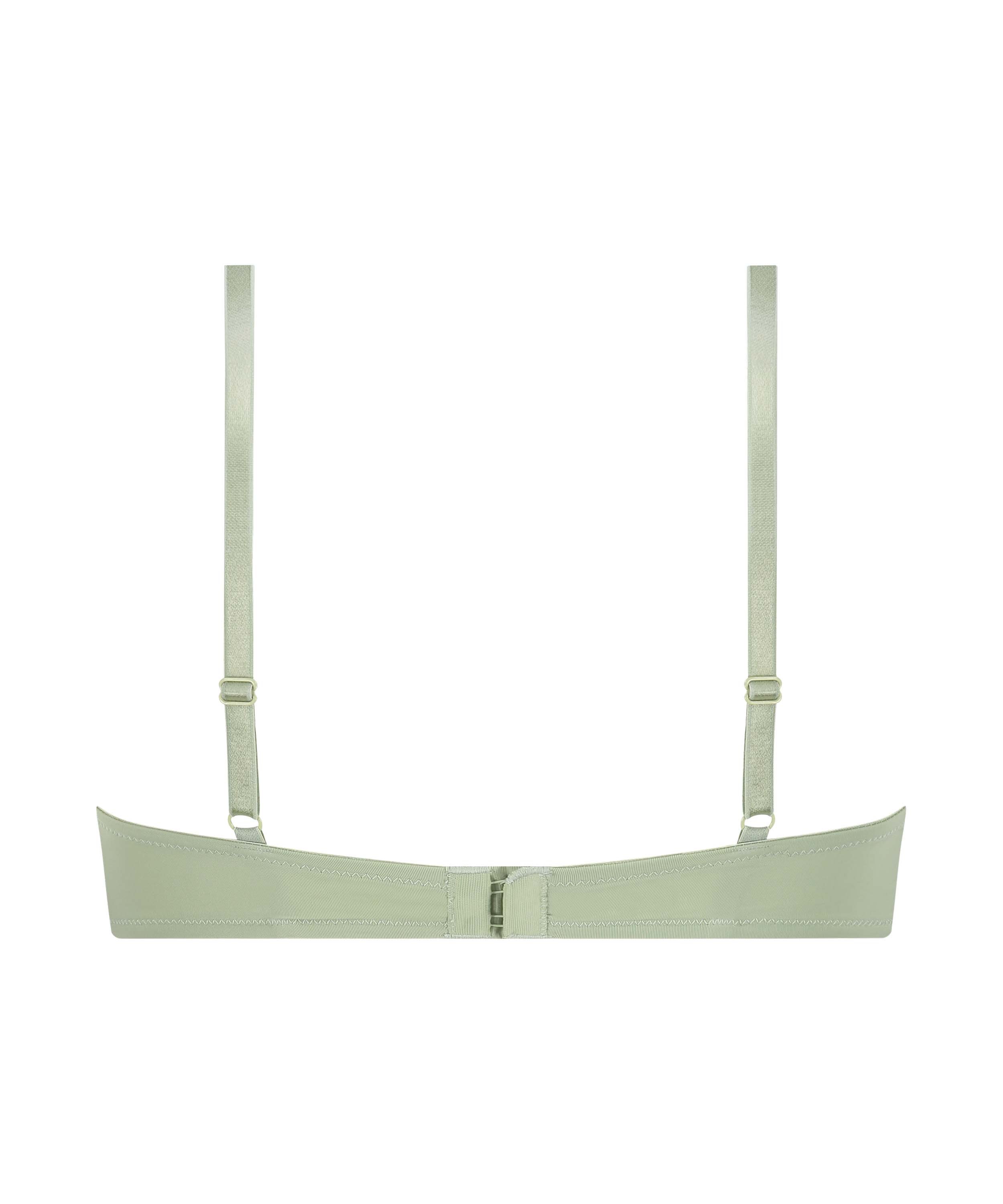 Formpressad bygel-bh Plunge, Grön, main