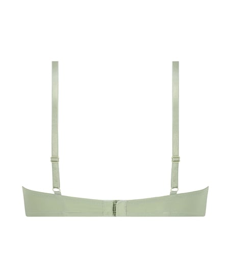 Formpressad bygel-bh Plunge, Grön