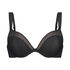 Mesh Padded underwired bra, Svart