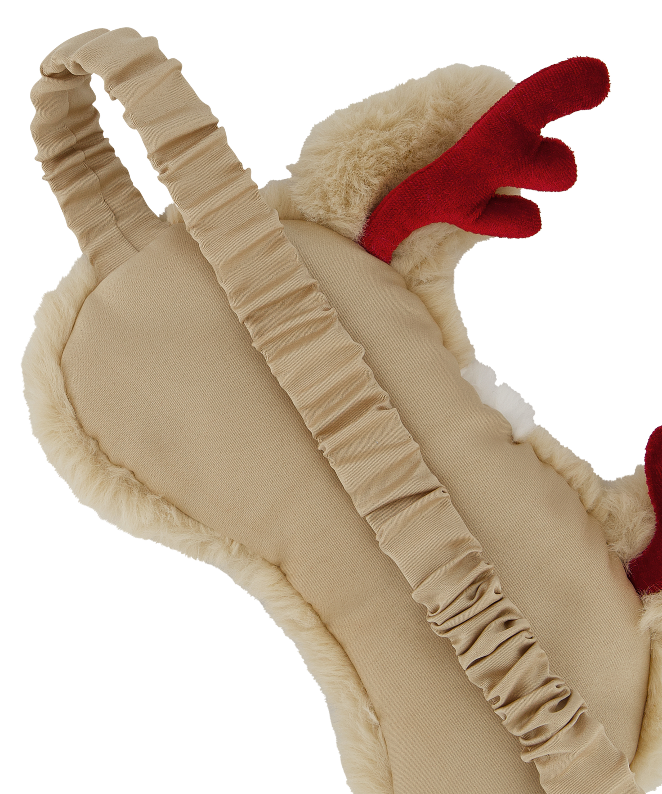 Sovmask i fuskpäls, Beige, main