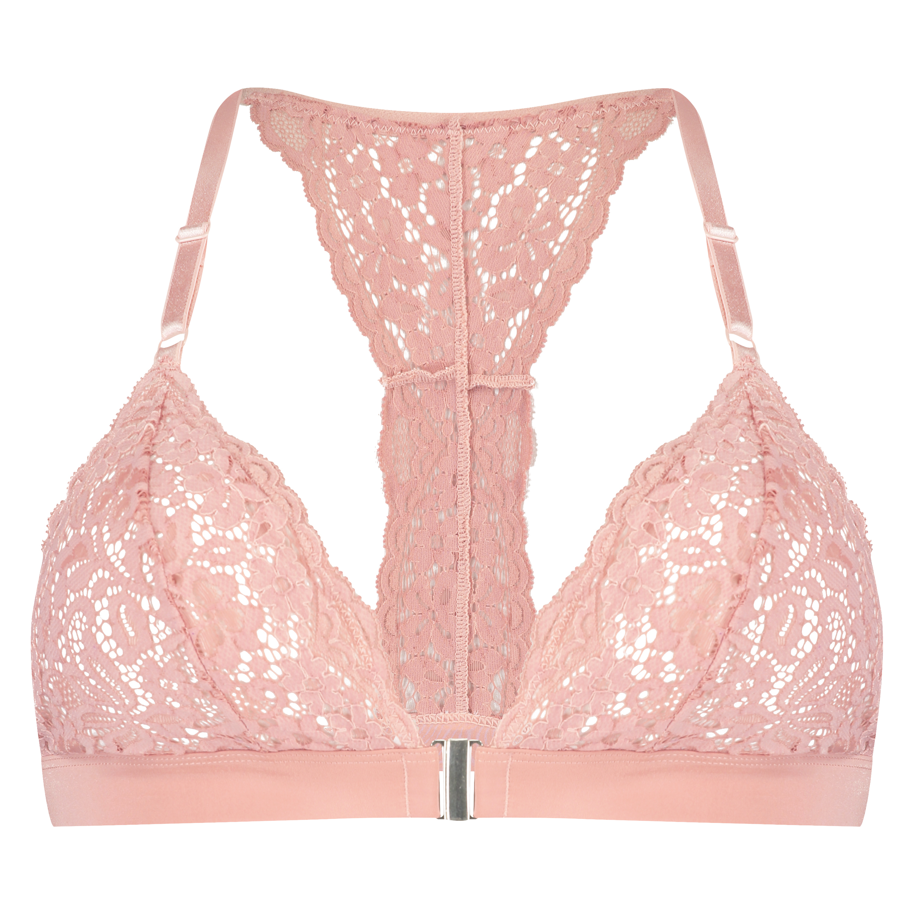 Formpressad triangelbralette Marina, Rosa, main