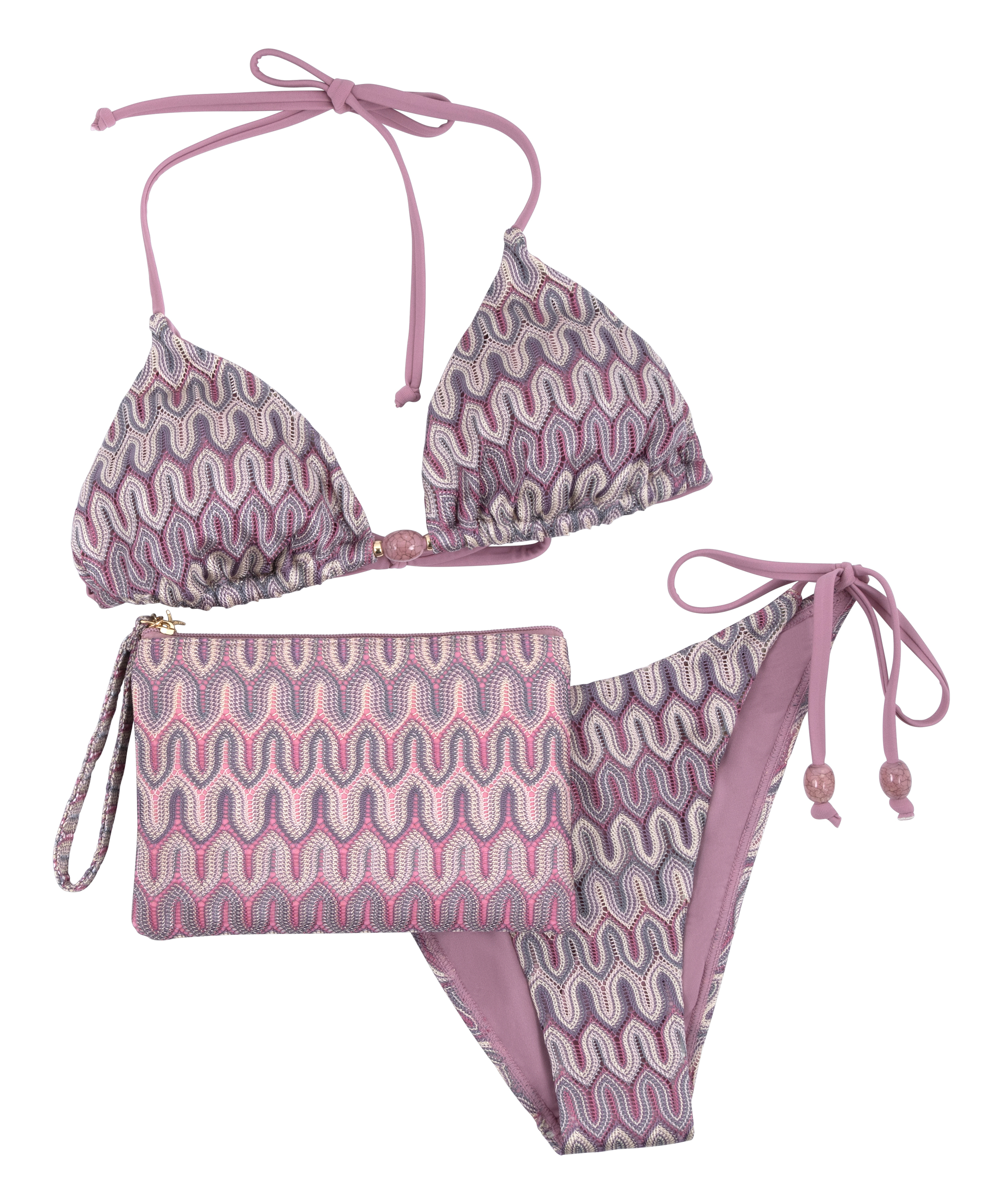 Cali kuvertväska för bikini, Rosa, main