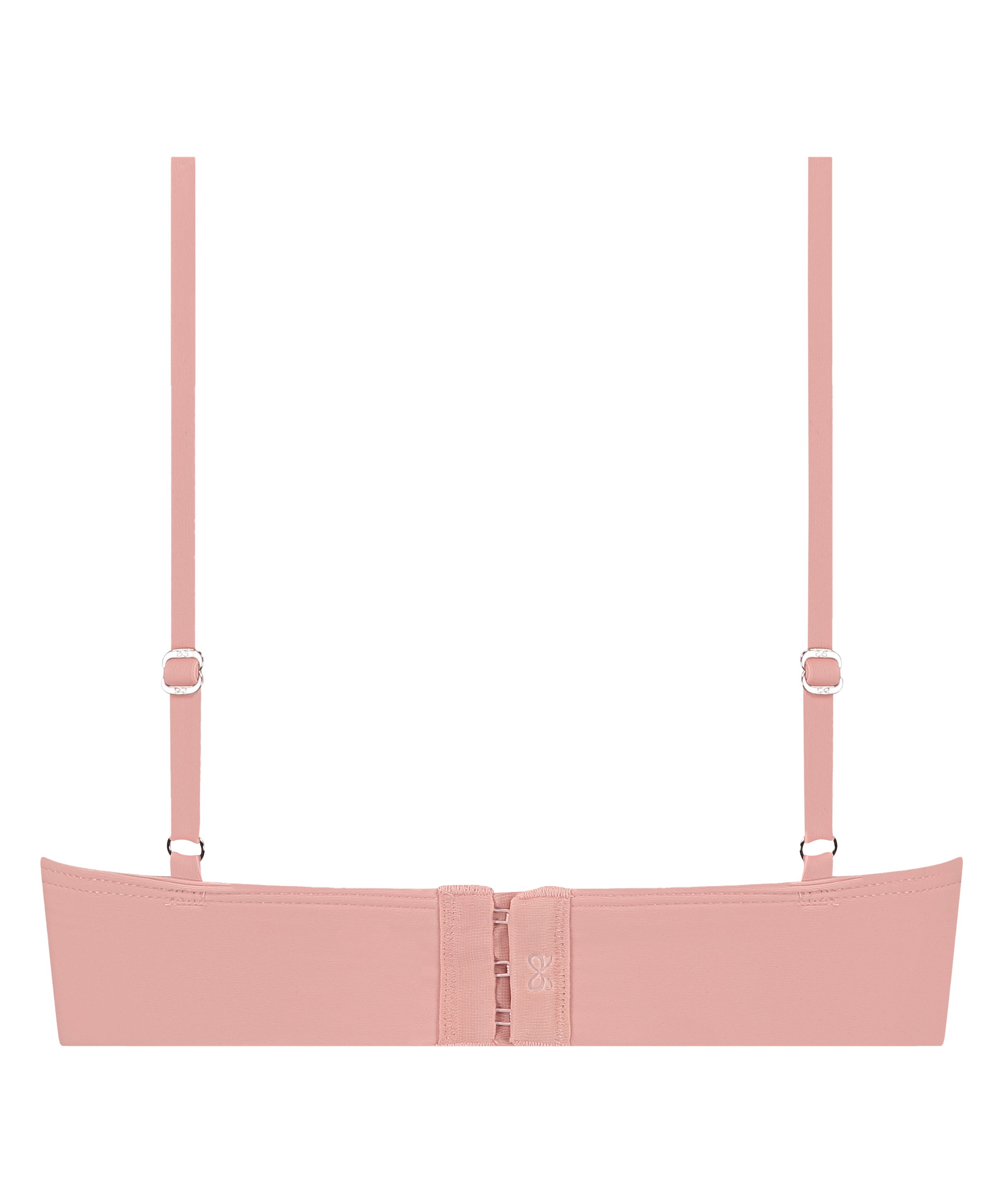 Triangel Bralette Smooth, Rosa, main