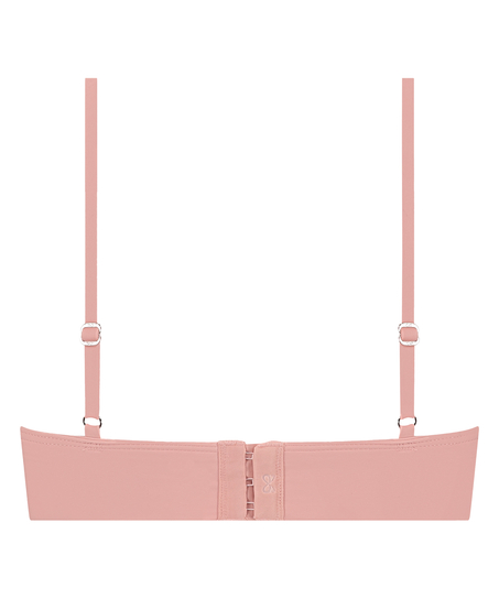 Triangel Bralette Smooth, Rosa