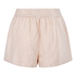 Rutiga linneshorts, Vit