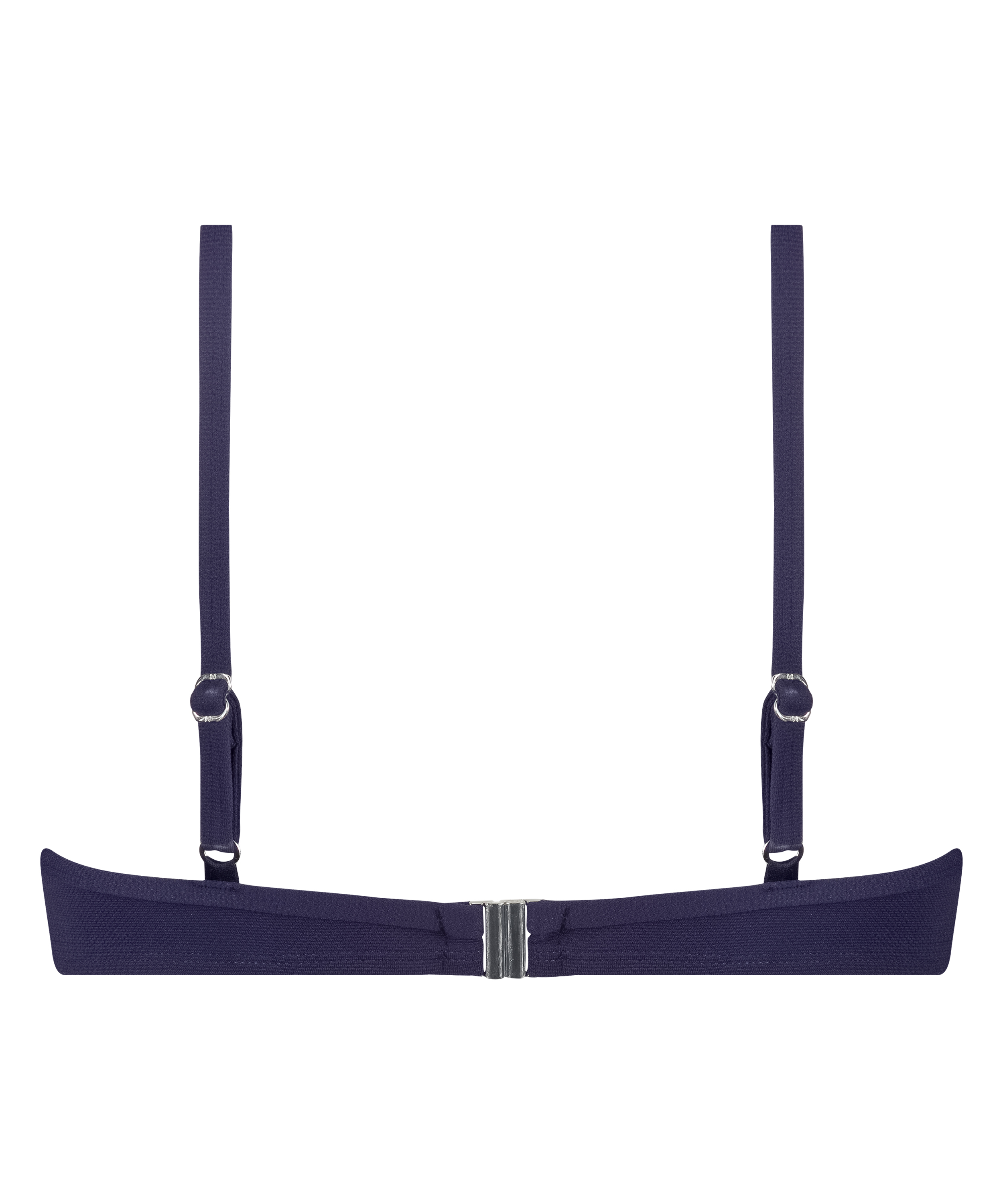 Scallop formpressad bikinitopp med bygel, Bl&aring;, main