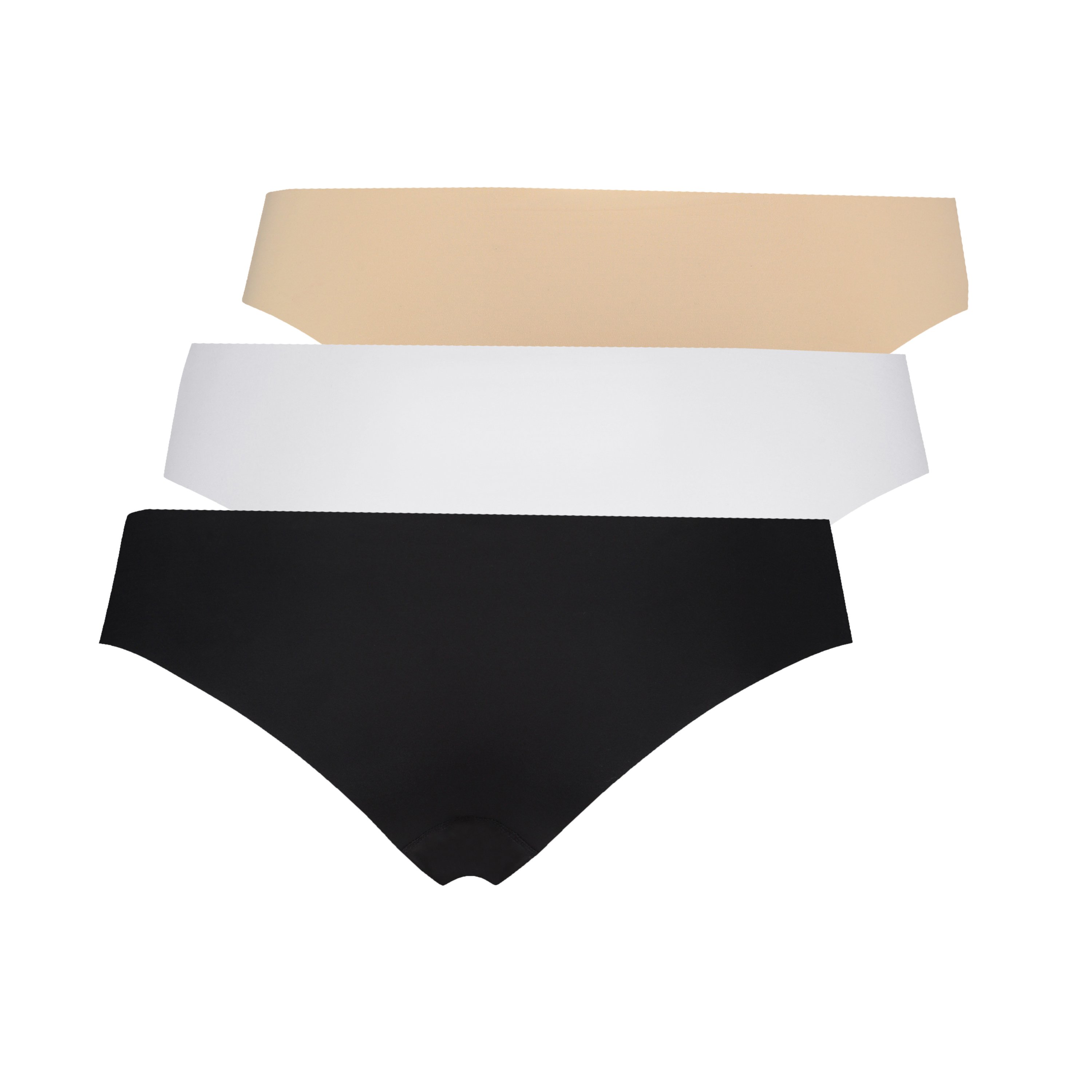 Brazilian-trosa Invisible i bomull, Svart, main