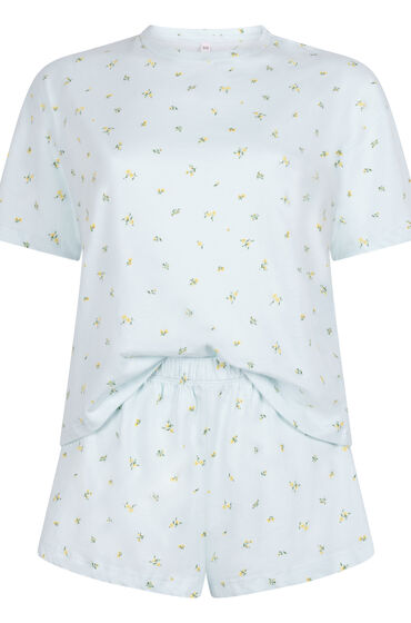 Hunkemöller Pyjamasset i bomullsjersey Grön