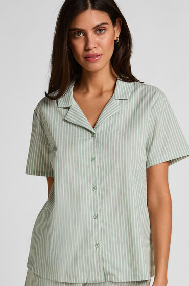 Hunkemöller Jacka vävd randig Grön