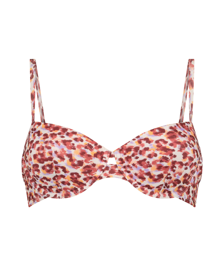 Formpressad bikini&ouml;verdel med bygel Tobago, Vit