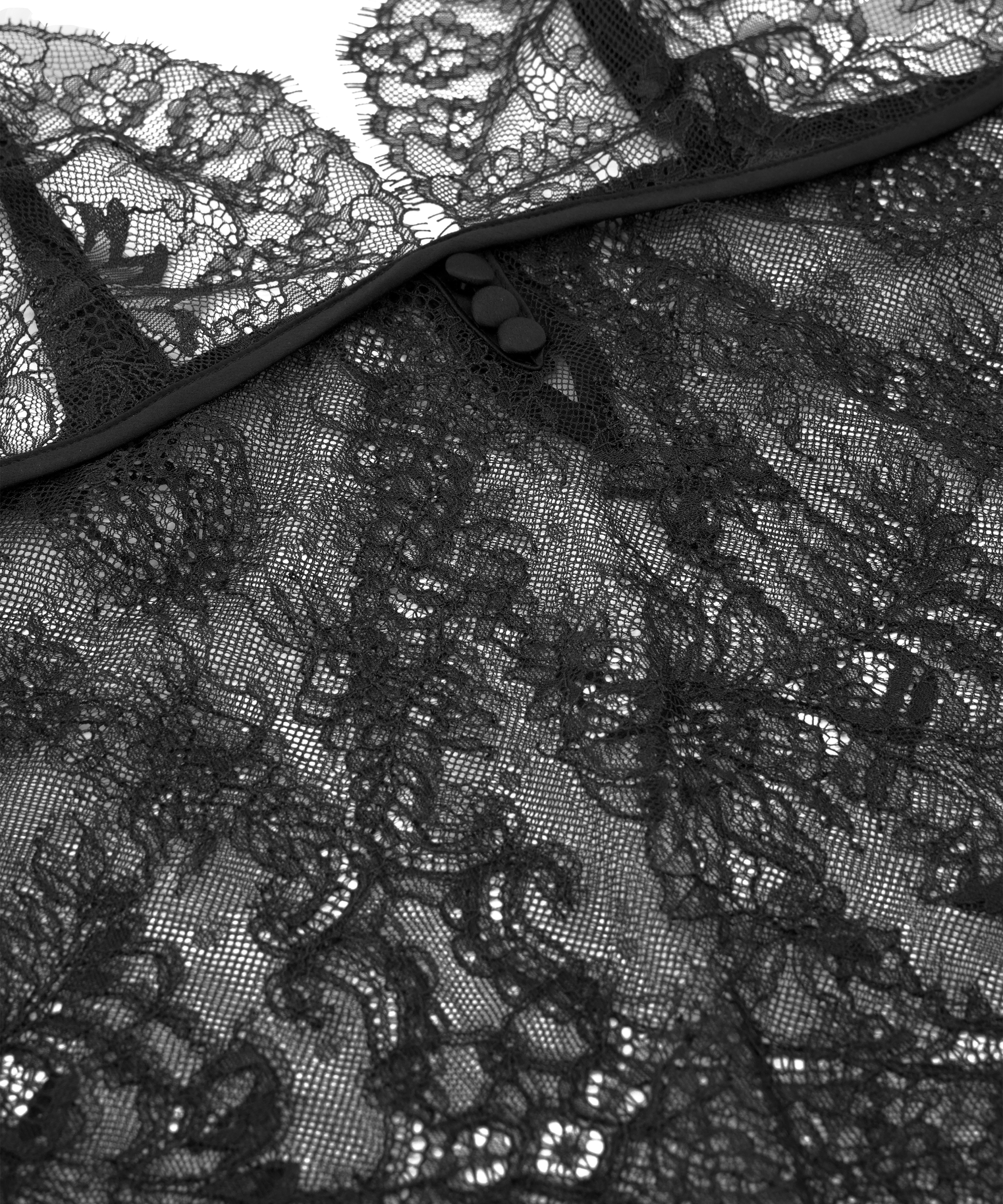 Cami Lace Delphine, Svart, main