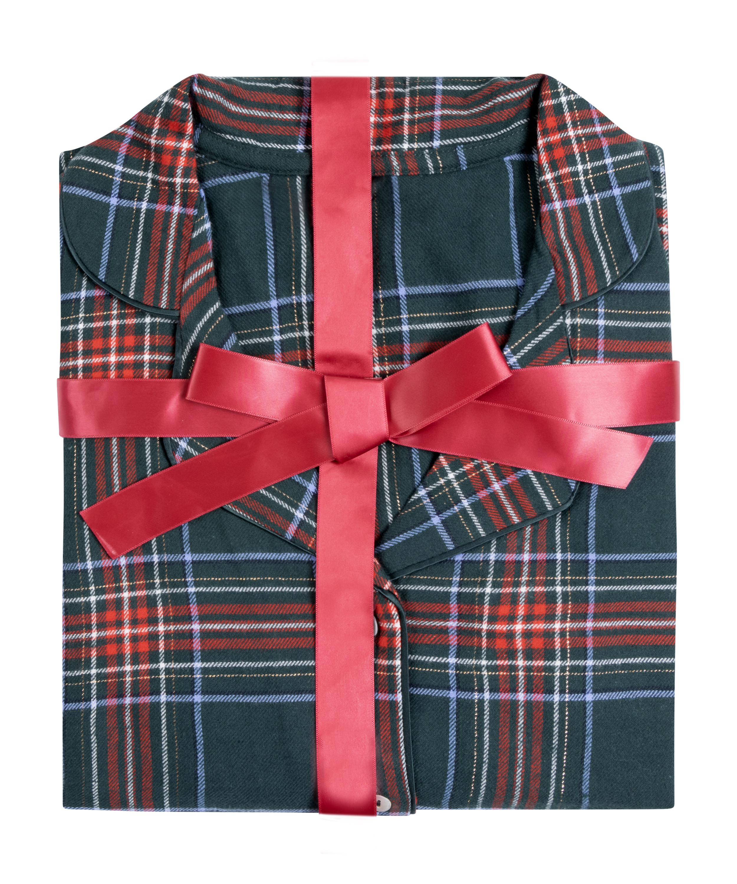 Pyjamasset Flannel, Gr&ouml;n, main