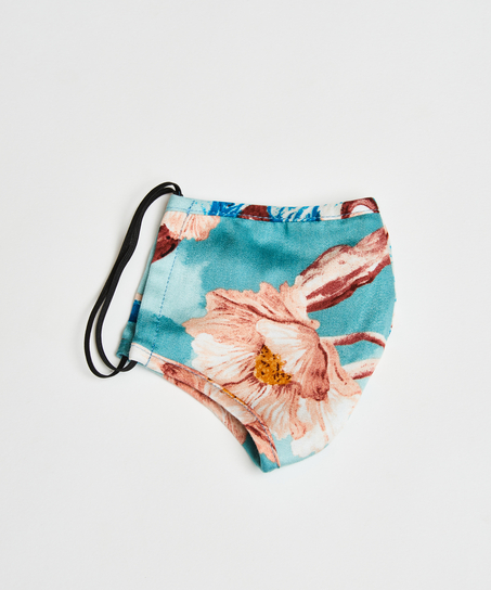 Ansiktsmask Print, Blå