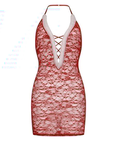 Santa slipklänning, röd