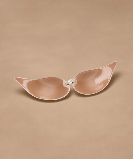 Självhäftande bh Plunge, Beige