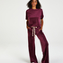 Tall Pyjamasbyxor i velour, Lila