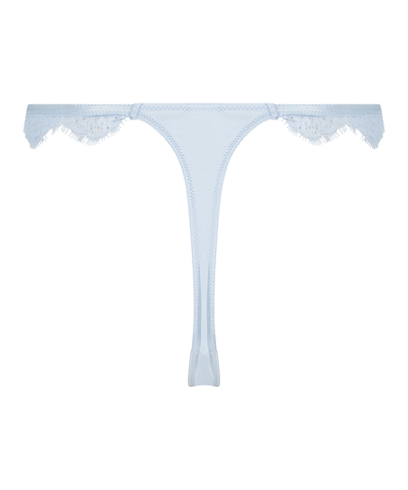 Violet högt skuren stringtrosa, blå