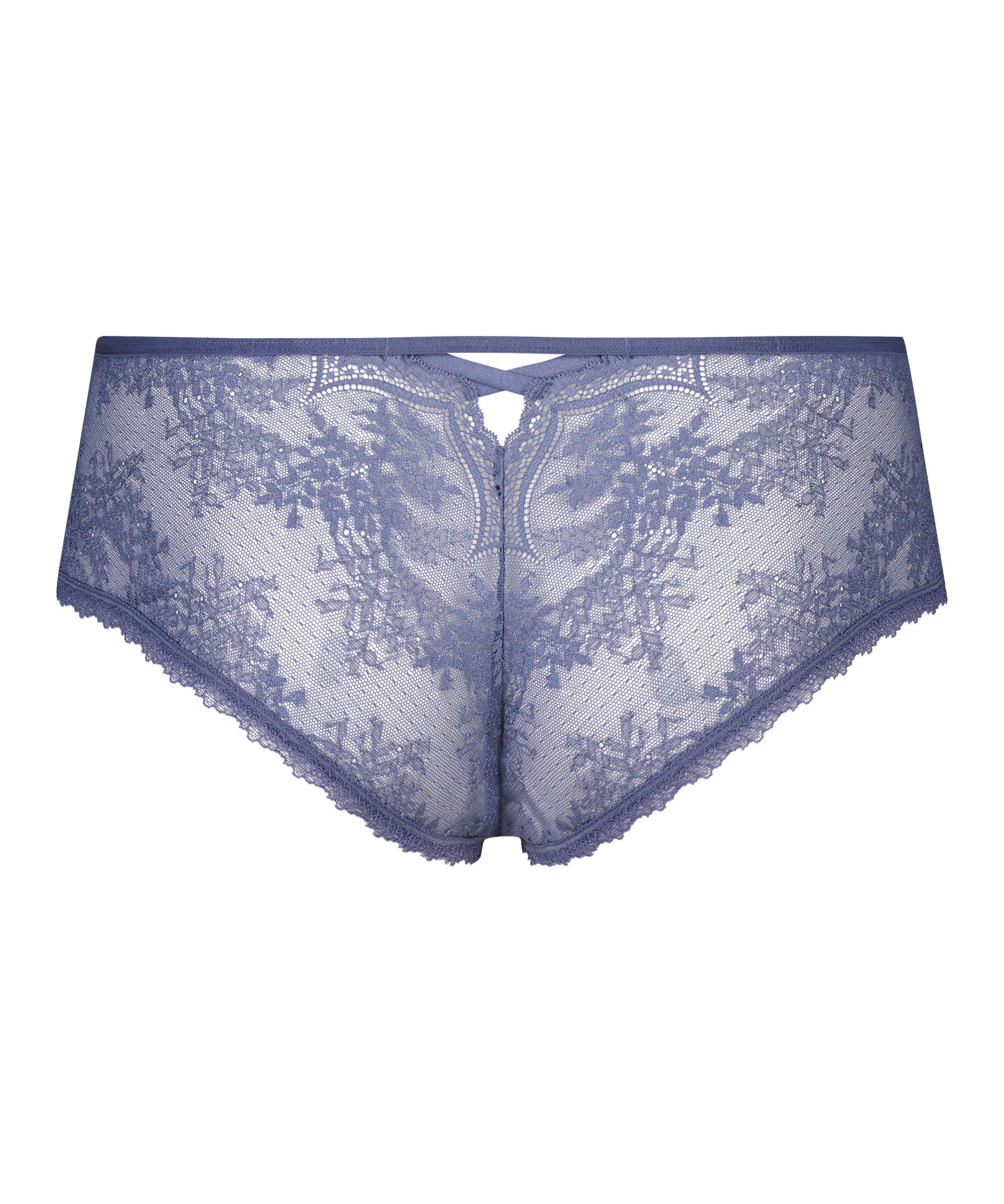 Brazilian-trosa Lacey Curvy, blå, main