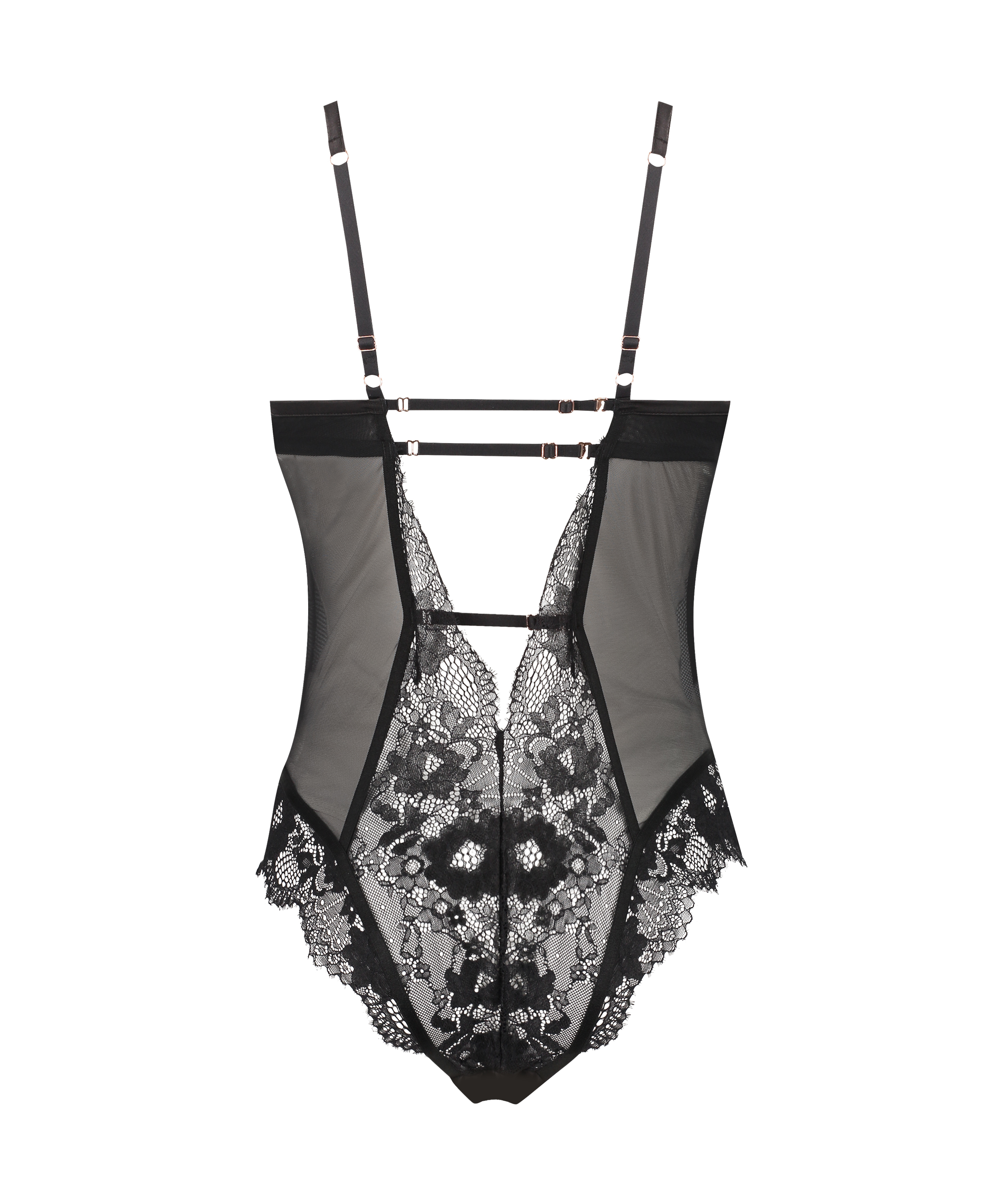 Gabrielle-body med bygel, Svart, main