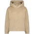 Mysig hoodie i fleece, Beige