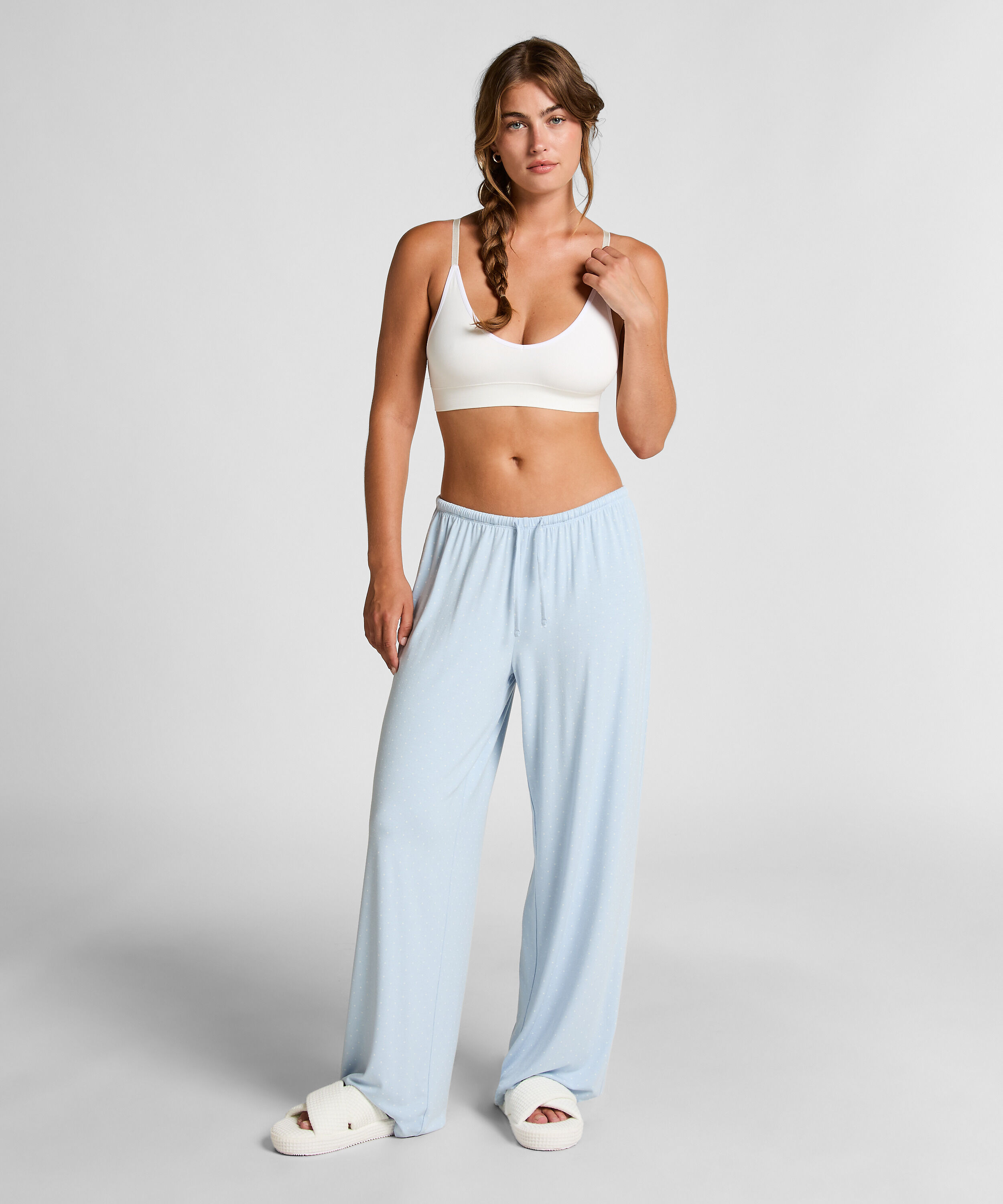 Jersey-byxor, Blå