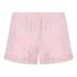 Velour- och spetsshort, Rosa