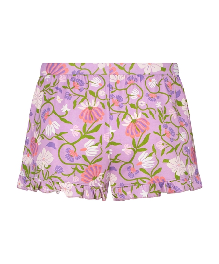 Pyjamasshorts Jersey, Lila