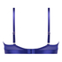 Icke-formpressad BH med bygel Sable, Blå
