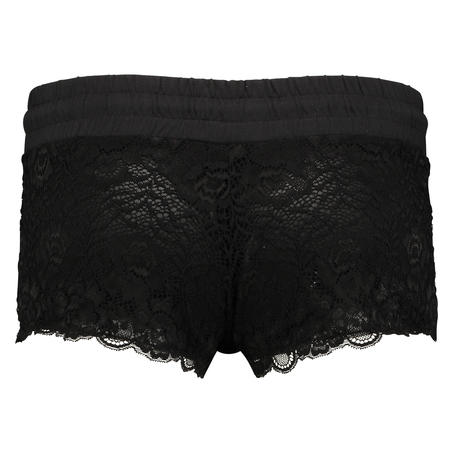 Shorts Lace, Svart