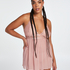 Babydoll i chiffong, Beige