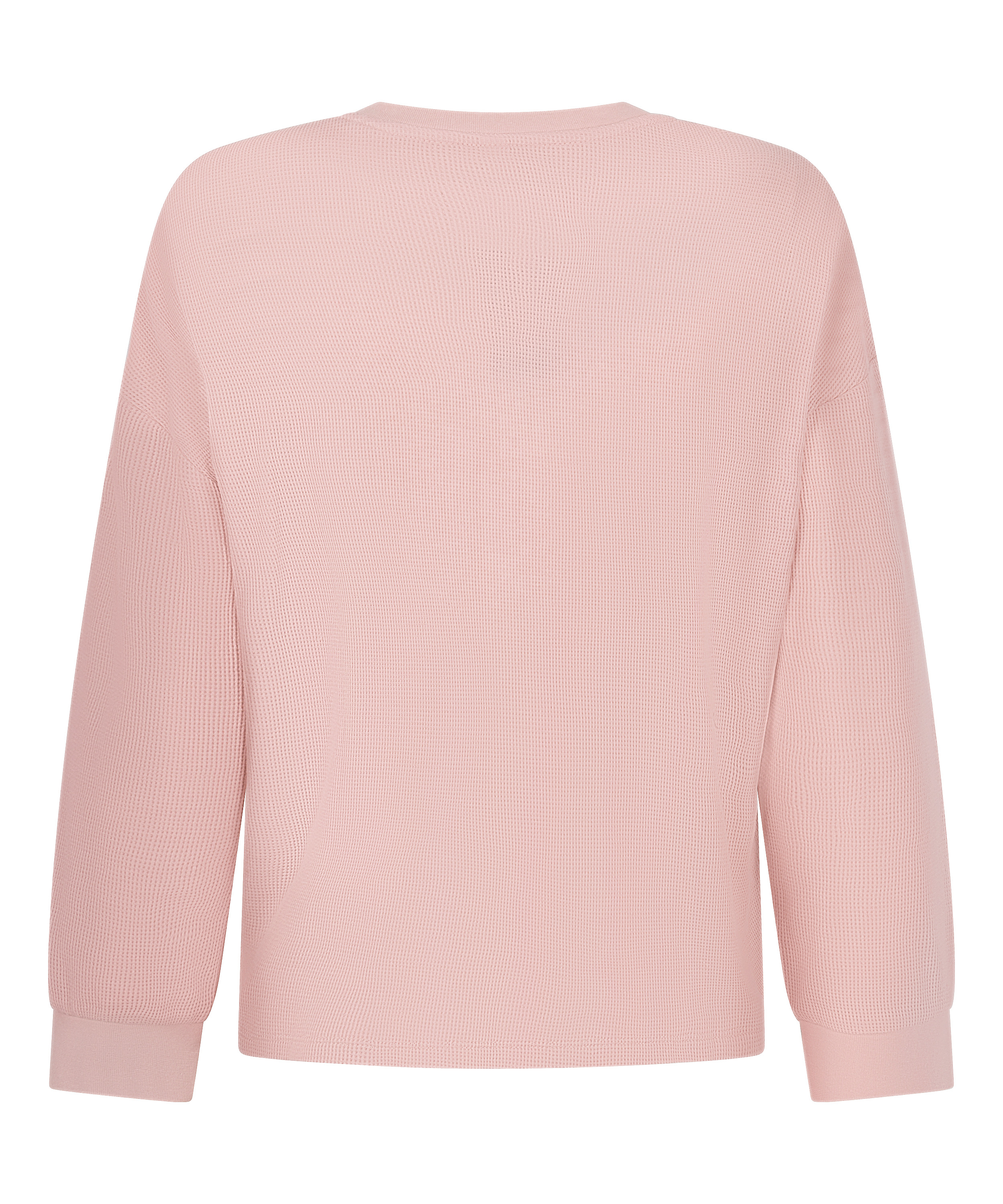 Top Waffle Henley, Rosa, main