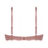 Formpressad push-up-bh med bygel Marine, Rosa