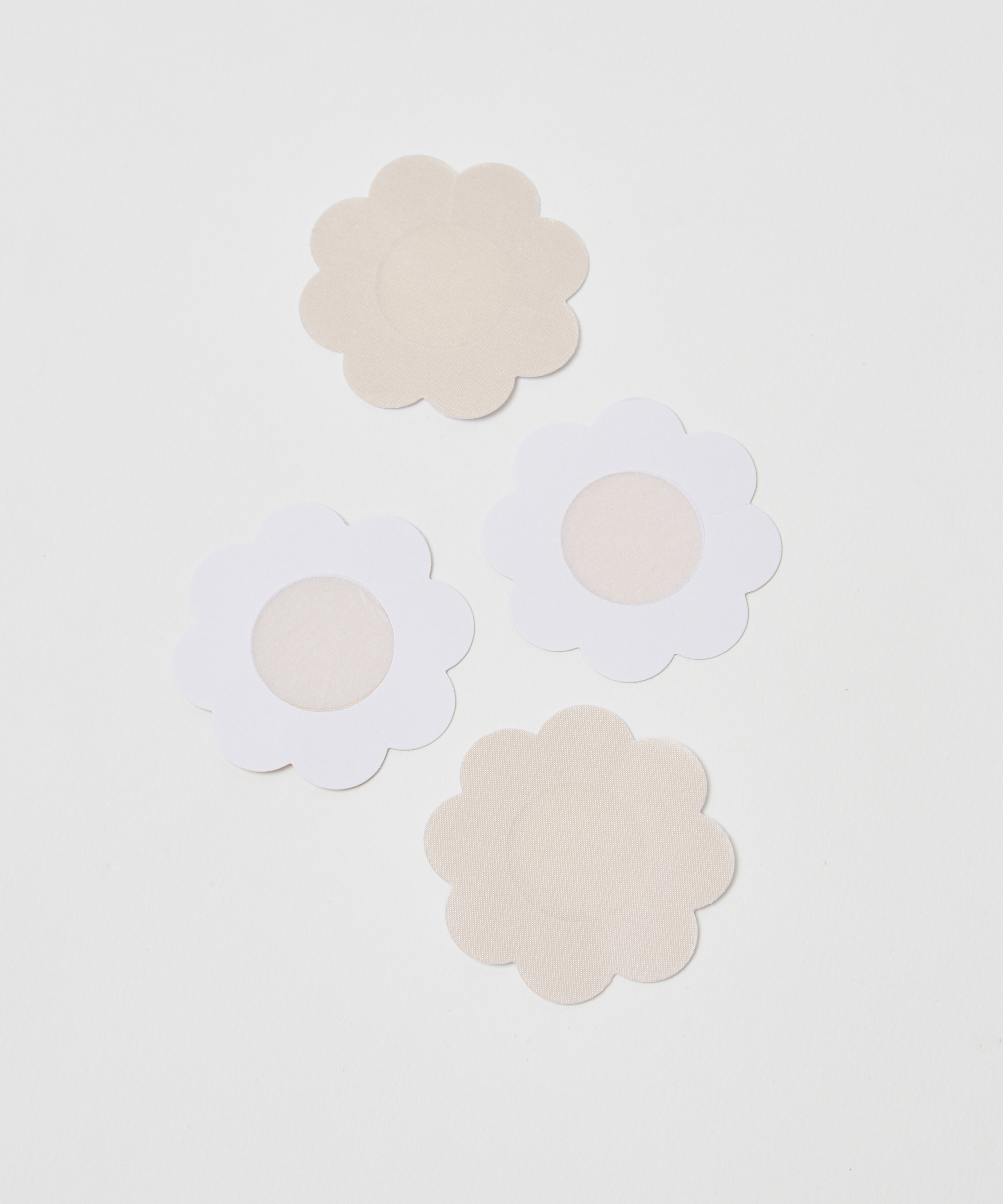 2-pack nipple cover med lyfteffekt, Beige, main